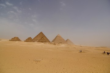 Pyramids at Giza, Egypt