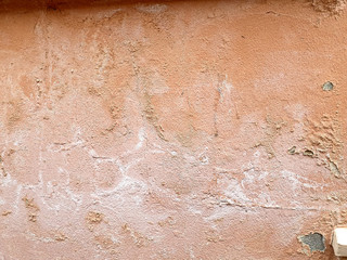 Ausblühungen im Putz Mauerwerk - efflorescence on wall