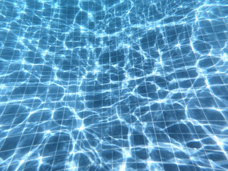 Background from surface of water in pool