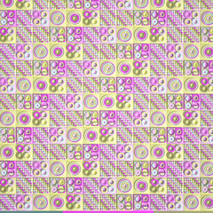 Beautiful colorful vibrant pattern. 3d illustration, 3d rendering.