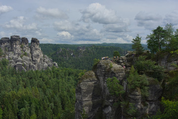 Fototapeta na wymiar Elbsandsteingebirge 