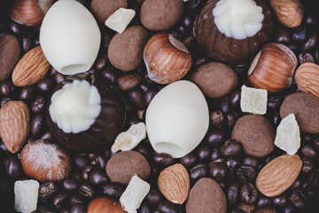 tasty fresh sweets on the table