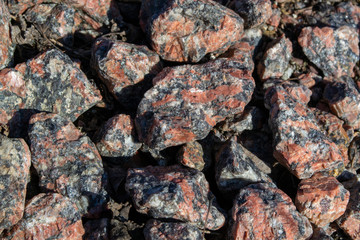 Broken granite background