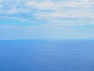 Fototapeta na wymiar 青ヶ島の蒼い蒼い海