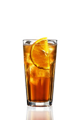 cocktail with citrus and ice