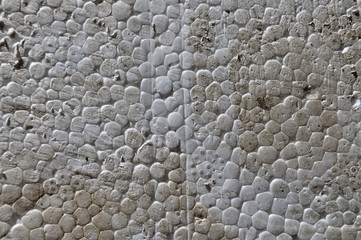 texture of old dirty shabby foam.
