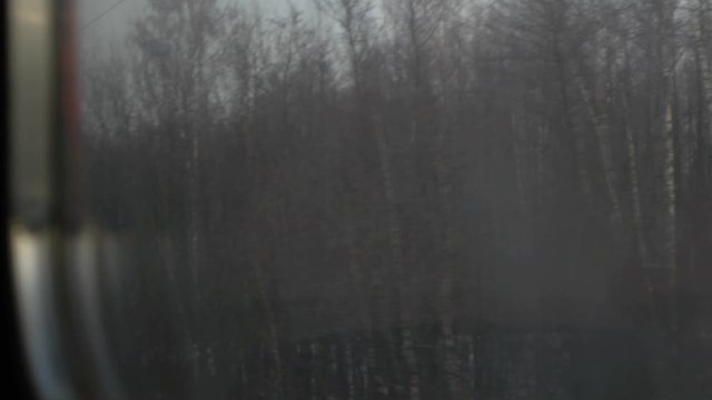 View from the winter train, high bitrate