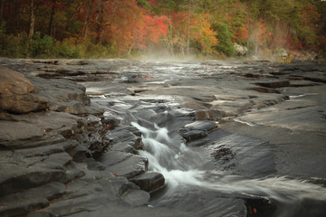 river in autumn