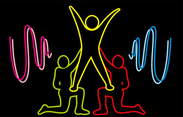 SILHOUETTES  CONNECTEES