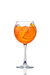 cocktail with citrus and ice