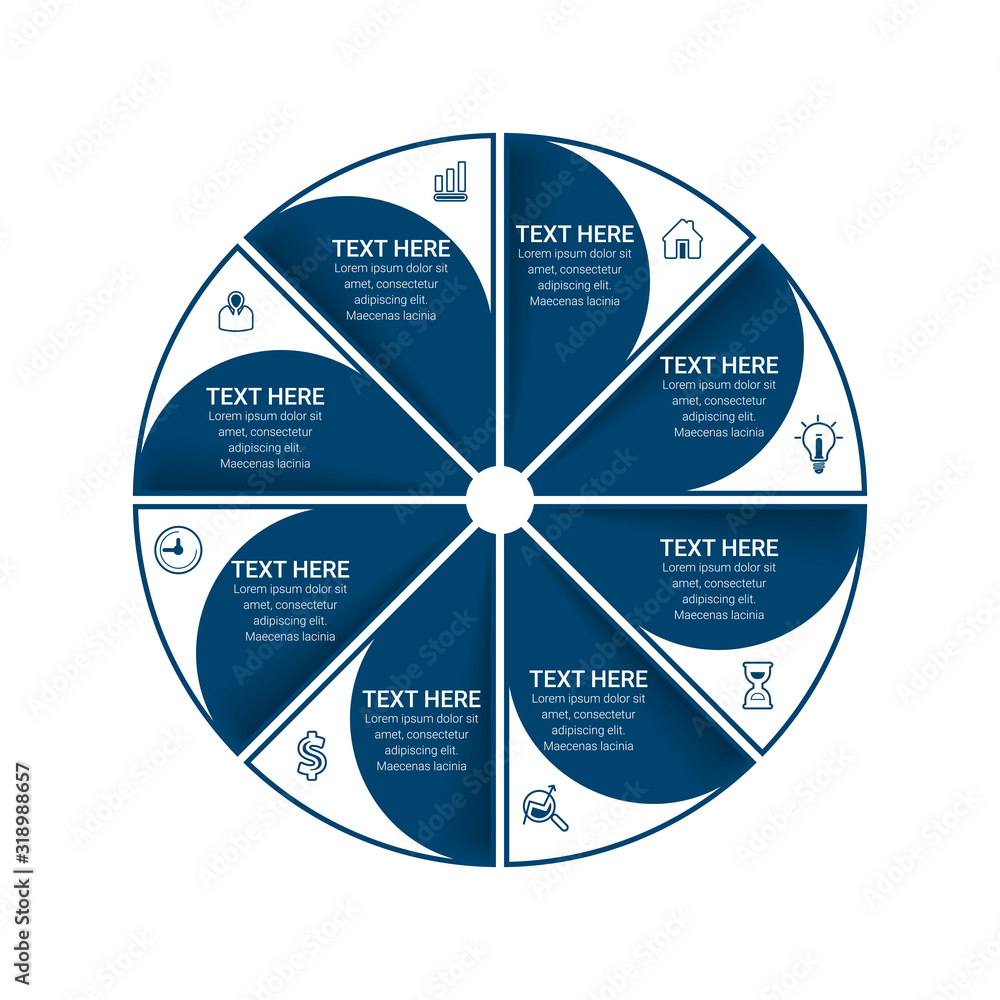 Poster abstract infographics number options template. vector illustration. can be used for workflow layout,
