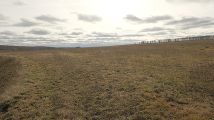 landscape with clouds