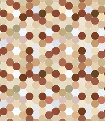 Hexagon seamless pattern vector background concept
