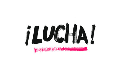 Lucha lettering