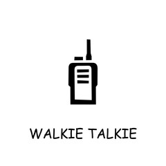 Walkie Talkie flat vector icon