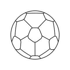 Obraz premium sport ball soccer isolated icon