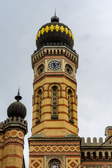 Fototapeta na wymiar Great Synagogue in Budapest, Hungary.