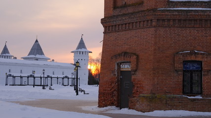 castle in winter
