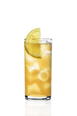 cocktail with citrus and ice