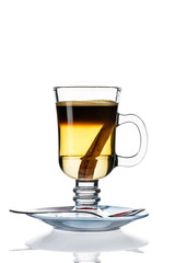 coffee drink in a glass cup