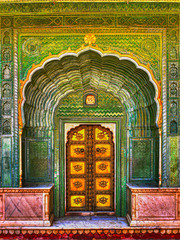 Beautiful Gate Jaipur Palace