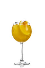 cocktail with citrus and ice