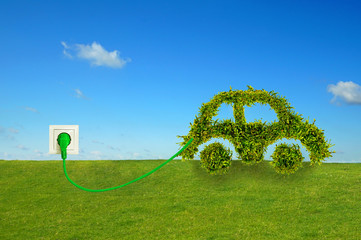 umweltfreundliches Elektroauto