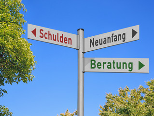 Wegweiser Schulden, Beratung, Neuanfang