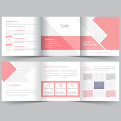 Business Corporate Square Trifold Brochure