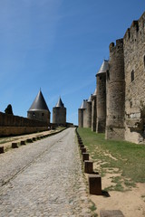 Fototapeta na wymiar Citadelle de Carcassonne