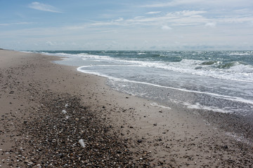 Sea beach on a sunny day