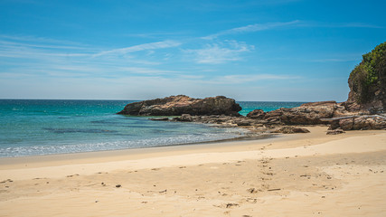 Fototapeta na wymiar Idyllic Coastal Sand Sea Beach