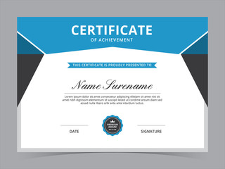 Obraz premium Certificate Template