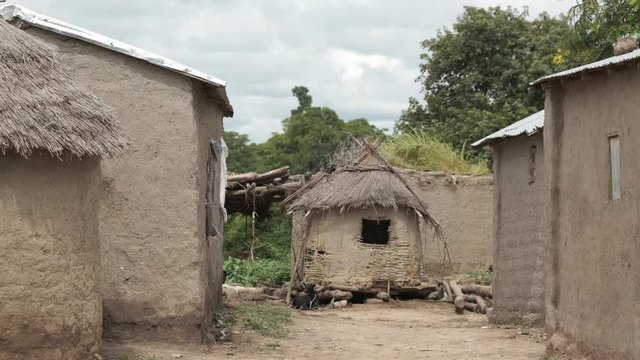 Africa Mali Village Slow Motion