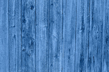 Vintage wooden navy blue vertical planks. Front view with copy space. Background for design.