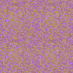 Vector abstract hand-drawn waves texture. Colorful waves backdrop