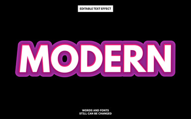 Fototapeta premium Modern editable text effect