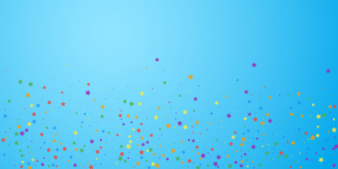 Festive confetti. Celebration stars. Joyous stars 