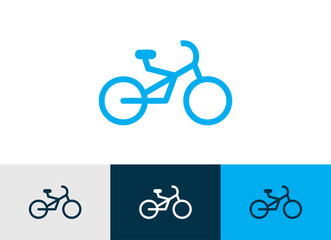 Bike icon vector - Bicycle sign