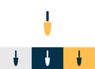 trowel flat icon vector - ui icon vector