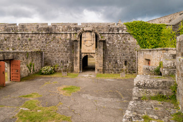 Fototapeta na wymiar Castelo de San Felipe - der Eingangsbereich