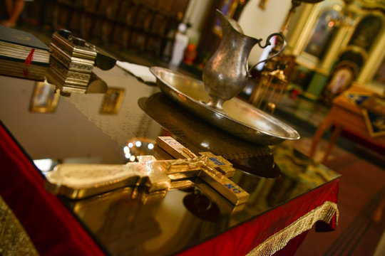 Orthodox church ready for baptism