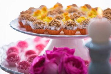 cake with fruit and cream / DOCES CASEIROS