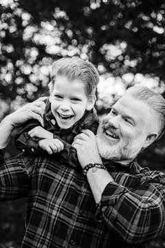 Father or Grandfather with Son or Grandson with Disabilities