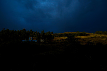 Amanecer en el campo