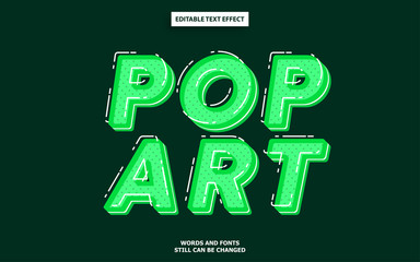 Pop art text effect