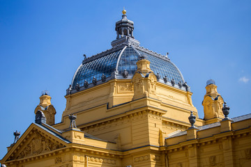 Art pavillion in Zagreb, Croatia