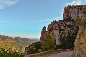 Monastery of Monseratt, mountain Catalonia