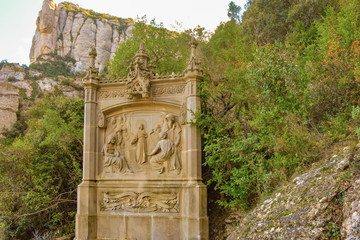Monastery of Monseratt, mountain Catalonia
