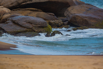 Landscape with a beautiful sea-shore image in Sri lanka